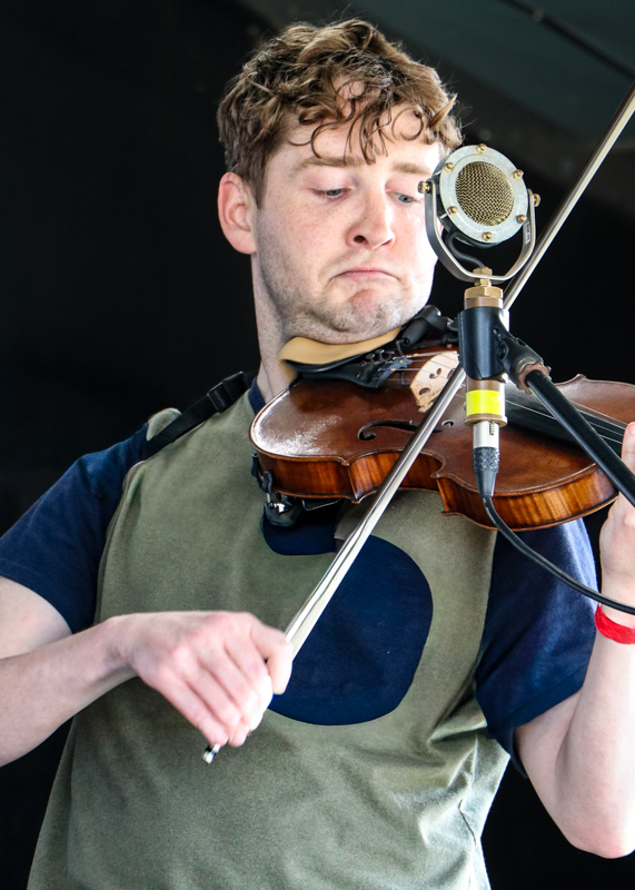 Cody Bauer at the 2026 Mount Airy Fiddlers' Convention - photo © G. Nicholas Hancock