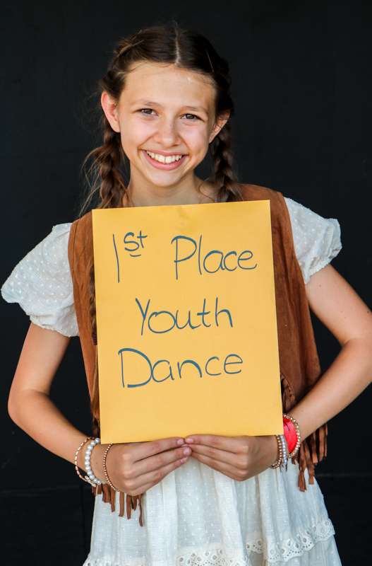 Colette Rainwater, 1st Place Youth Dance at the 2026 Mount Airy Fiddlers' Convention - photo © G. Nicholas Hancock