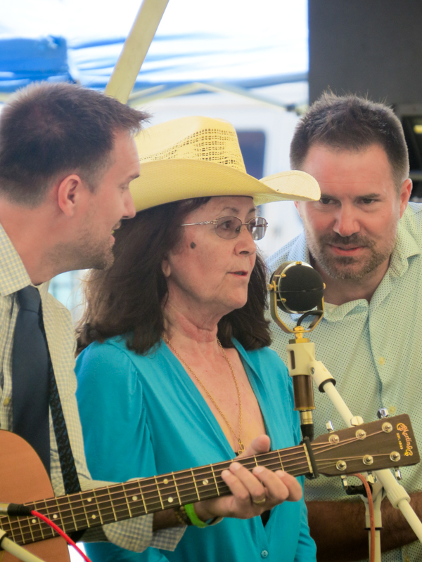 Cowgirl Janey at the Gospel Homecoming at the 2026 Pickin' On The Plains Music Festival - photo © Evan Barnum