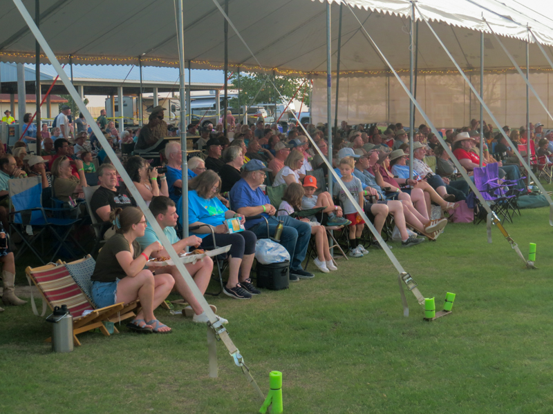 Audience at the 2026 Pickin' On The Plains Music Festival - photo © Evan Barnum