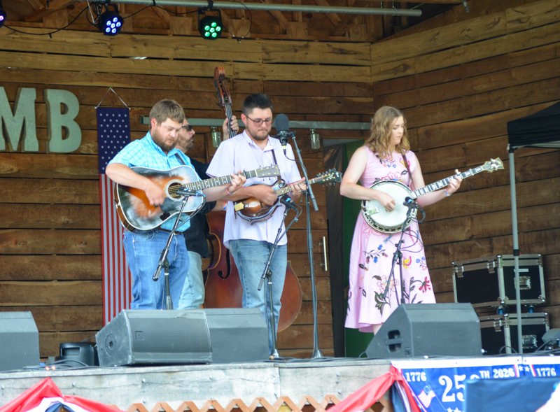Backwoods Bluegrass at Farm Jamb 2026 - photo © Roger Black