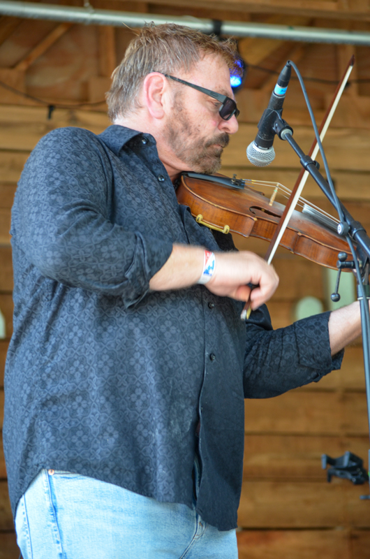Ron Stewart with Caleb Daugherty at Farm Jamb 2026 - photo © Roger Black