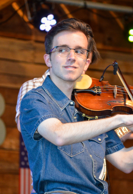 Noah Goebel with Wyatt Ellis at Farm Jamb 2026 - photo © Roger Black