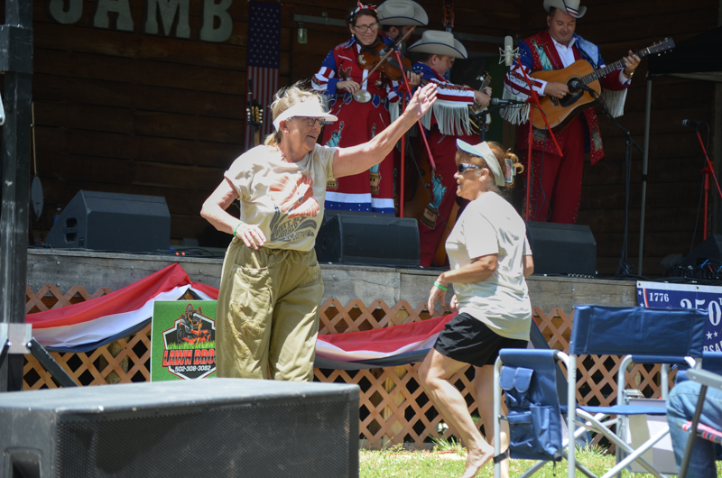 Dancing to The Kody Norris Show at Farm Jamb 2026 - photo © Roger Black