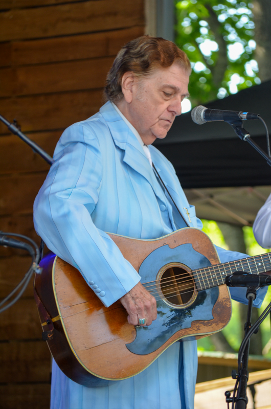 Larry Sparks with The Lonesome Ramblers at Farm Jamb 2026 - photo © Roger Black