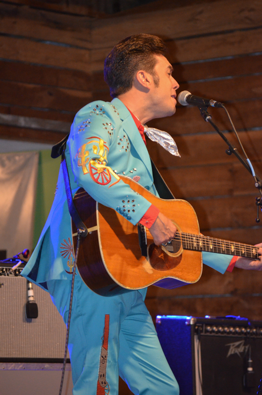 Taylor Malpass with The Malpass Brothers at Farm Jamb 2026 - photo © Roger Black