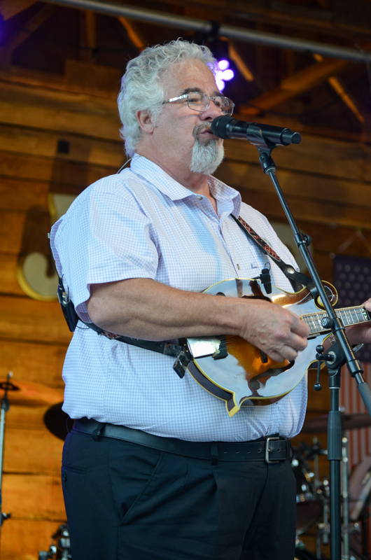 Jeff Parker with Dailey & Vincent at Farm Jamb 2026 - photo © Roger Black