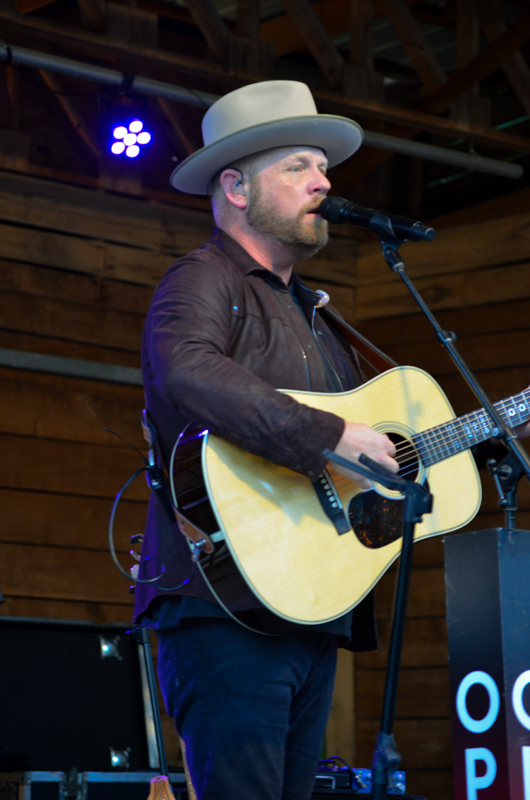 Jamie Daley with Dailey & Vincent at Farm Jamb 2026 - photo © Roger Black