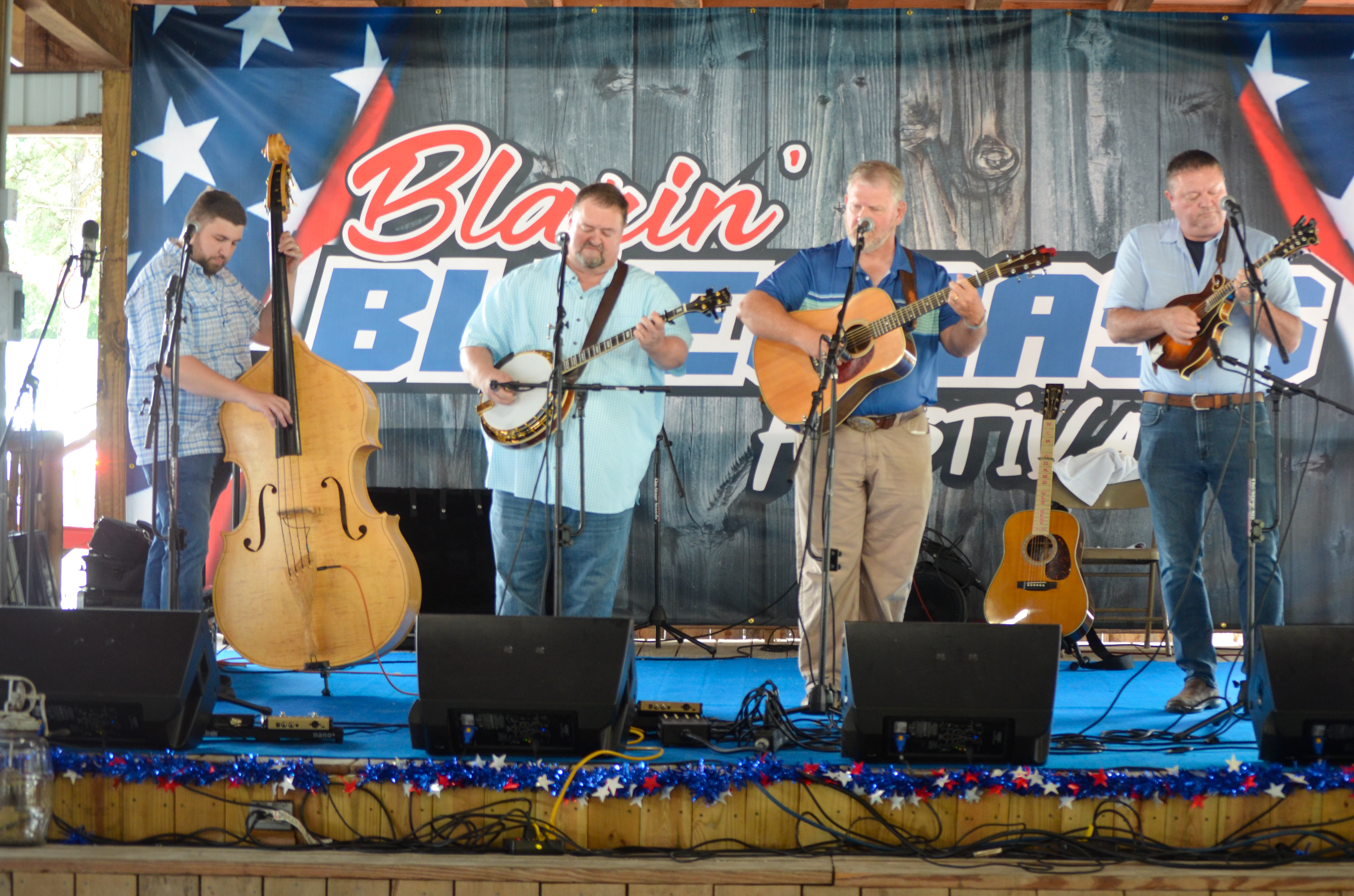 Chimney Rock Boys at Blazin' Bluegrass 2026 - photo © Roger Black