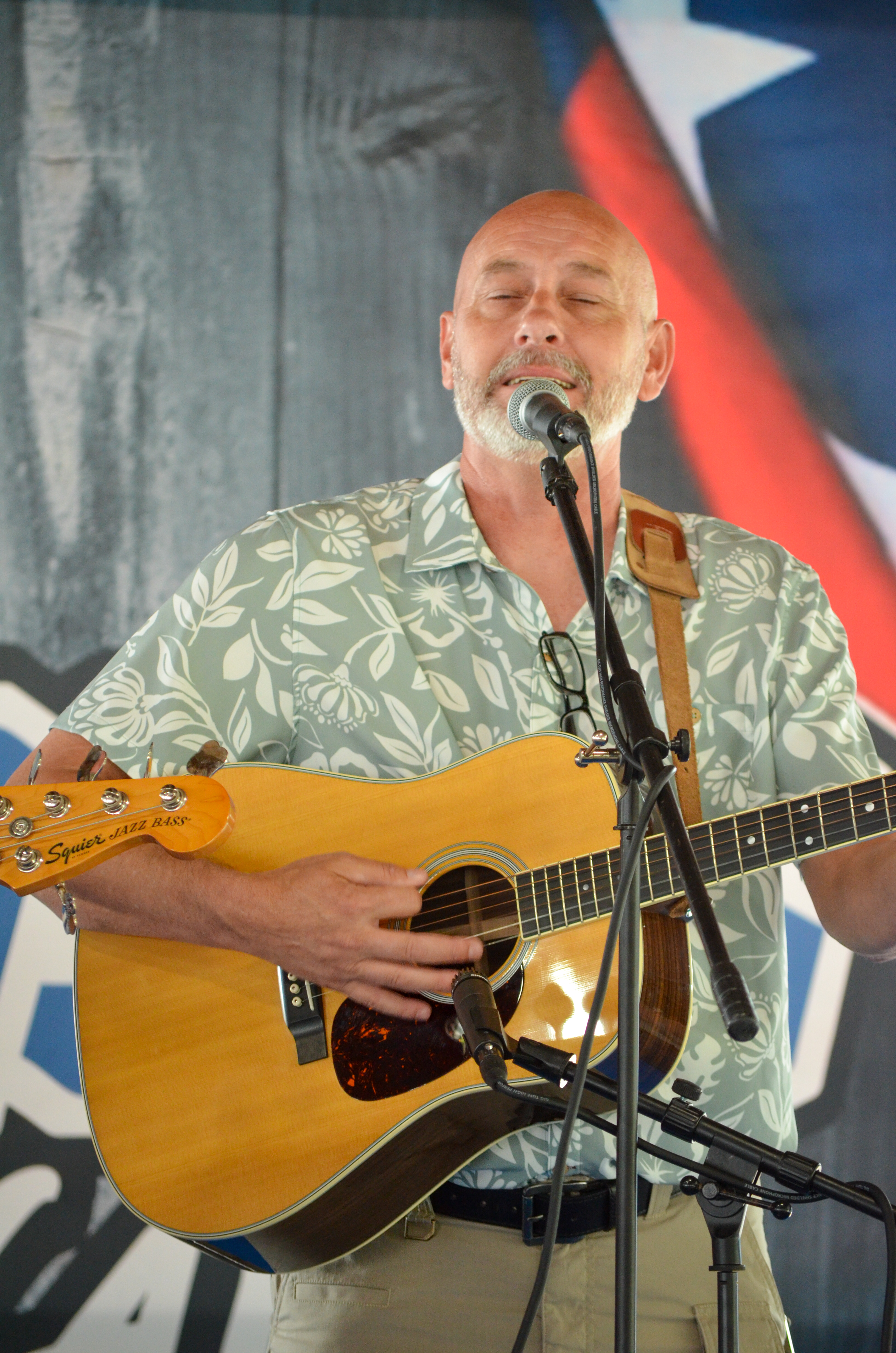 Mark Kinney with Open Rail at Blazin Bluegrass 2026 - photo © Roger Black
