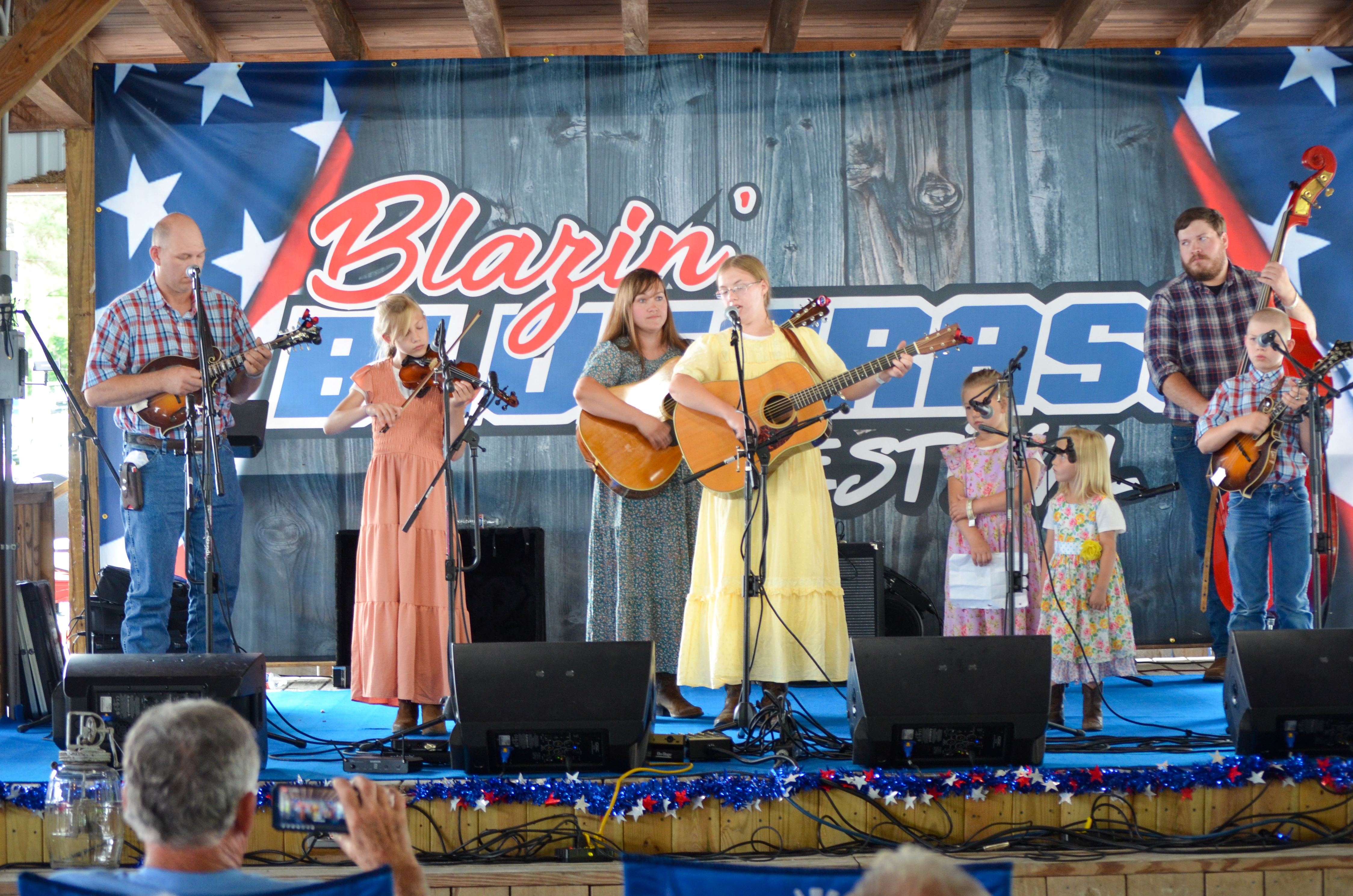 The Choate Family at Blazin Bluegrass 2026 - photo © Roger Black