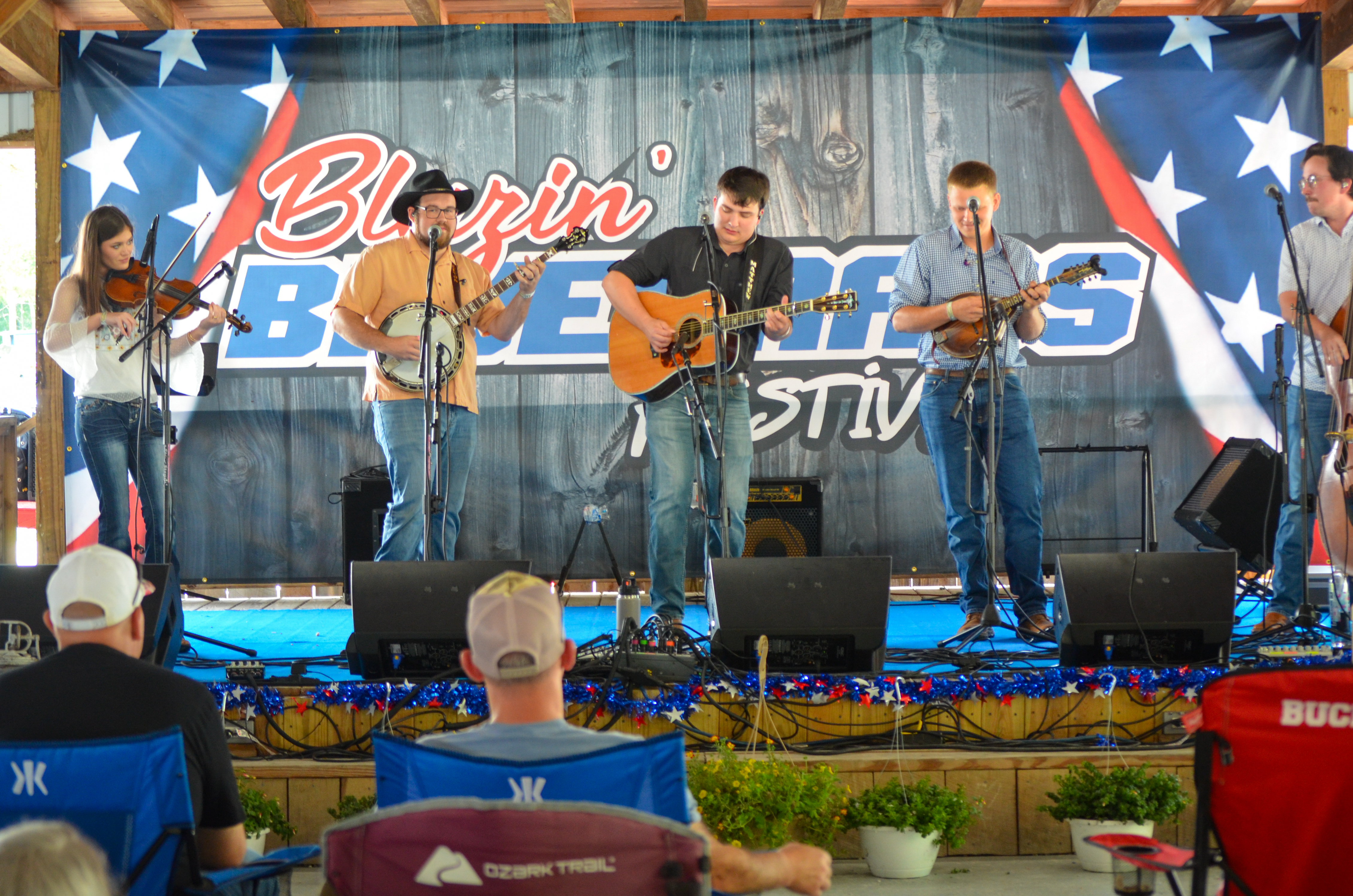 West Liberty Mountain Boys at Blazin Bluegrass 2026 - photo © Roger Black