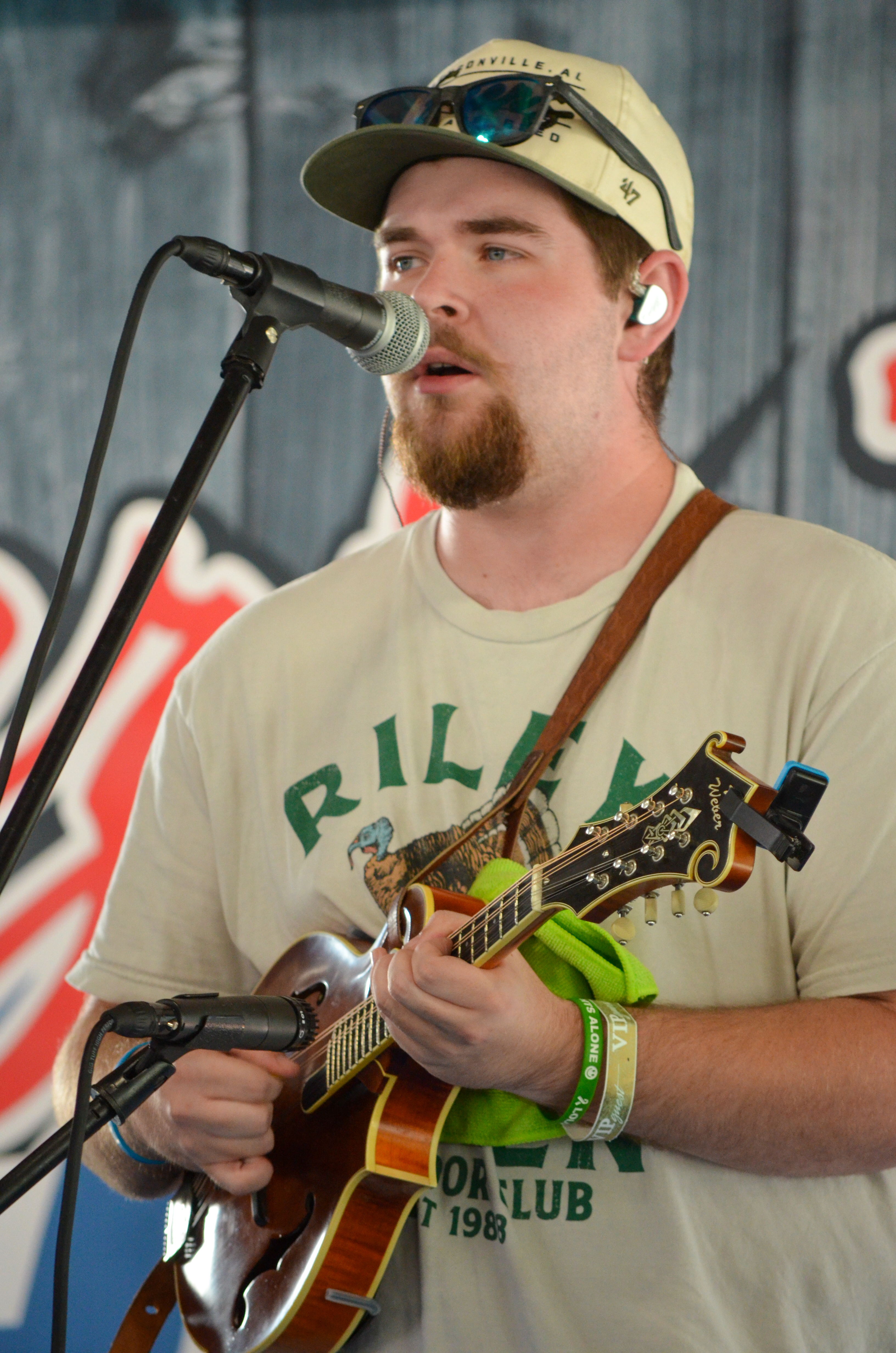 Andrew Rigsby with Blue Debut at Blazin Bluegrass 2026 - photo © Roger Black