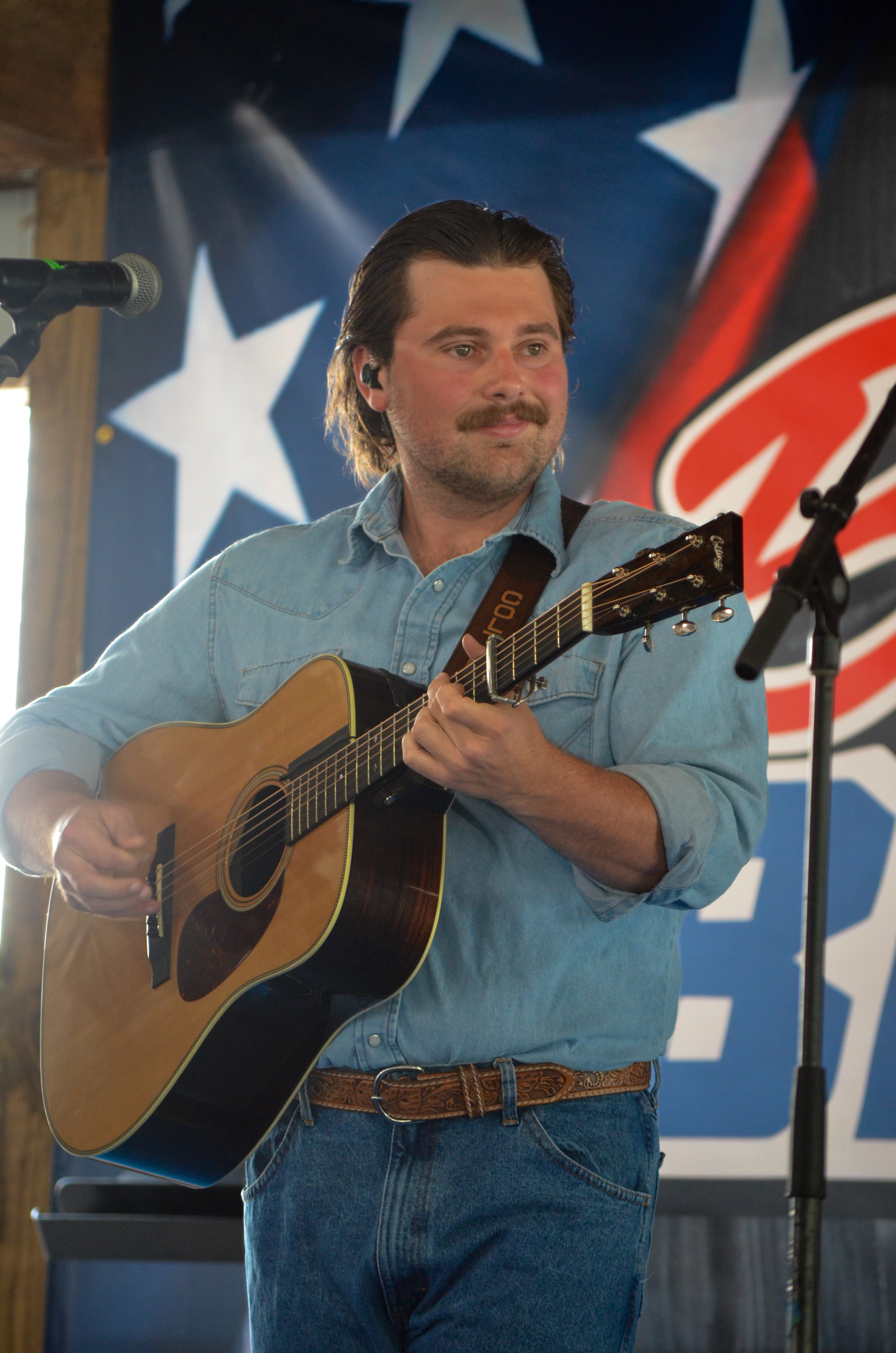 Colton Baker with Authentic Unlimited at Blazin Bluegrass 2026 - photo © Roger Black