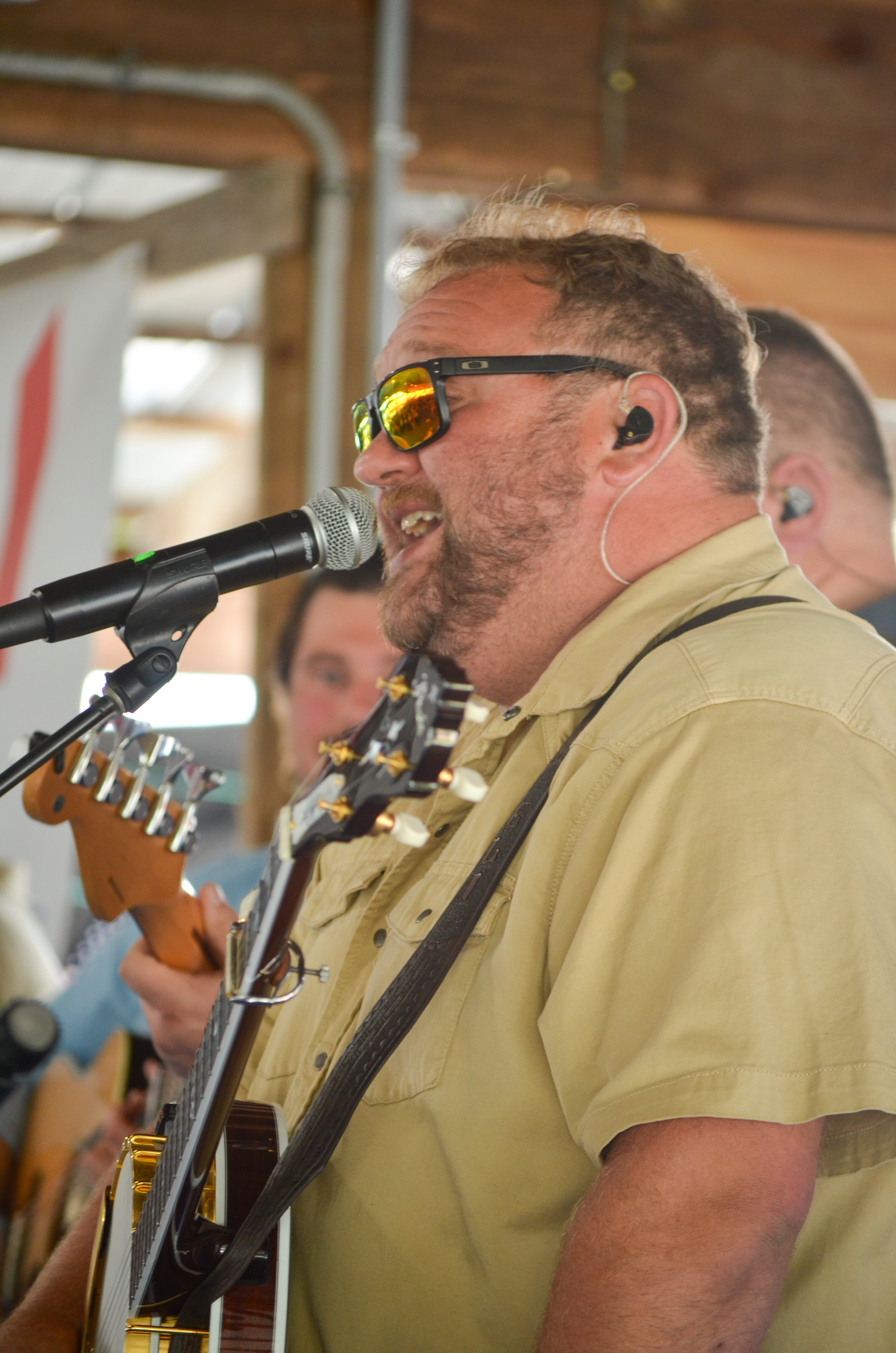 Eli Johnston with Authentic Unlimited at Blazin Bluegrass 2026 - photo © Roger Black