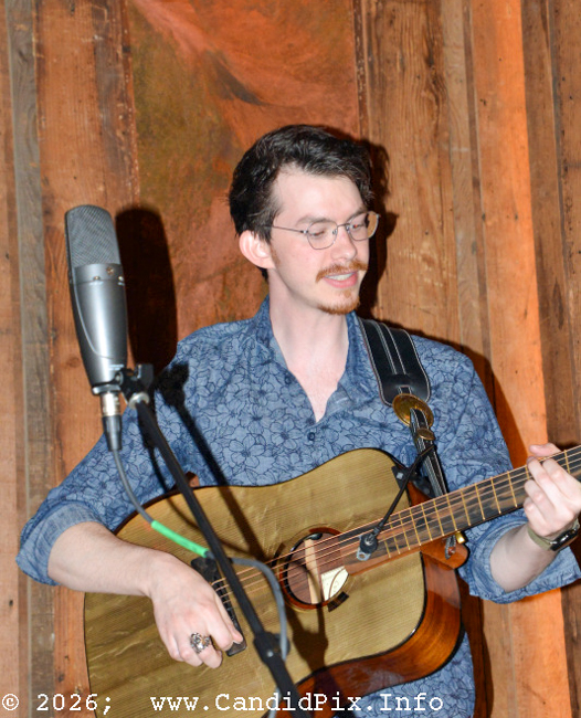 Micah Nichol with The Ruta Beggars at 20 Front Street in Lake Orion, MI (5/28/26) - photo © Bill Warren