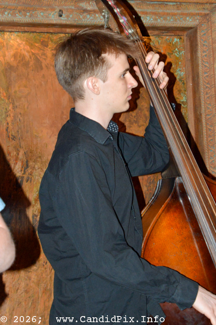 Noah Harrington with The Ruta Beggars at 20 Front Street in Lake Orion, MI (5/28/26) - photo © Bill Warren