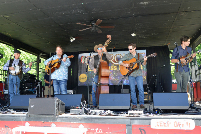 The Edgar Loudermilk Band at the 2026 Cherokee Bluegrass Festival - photo © Bill Warren
