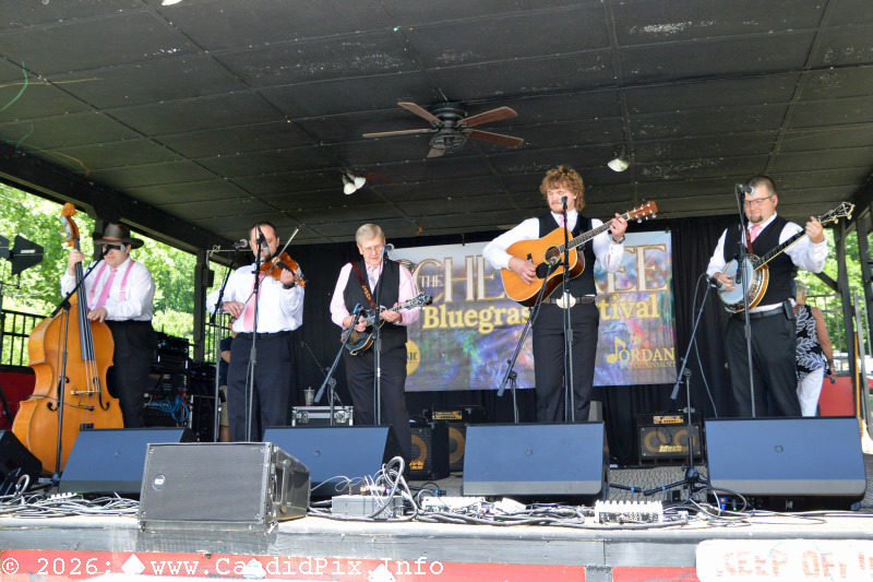 Larry Efaw & The Bluegrass Mountaineers at the 2026 Cherokee Bluegrass Festival - photo © Bill Warren