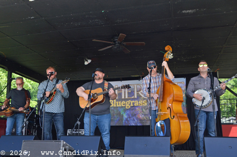 Retro 78 at the 2026 Cherokee Bluegrass Festival - photo © Bill Warren