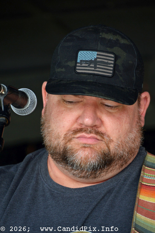 Clint Groves with Retro 78 at the 2026 Cherokee Bluegrass Festival - photo © Bill Warren