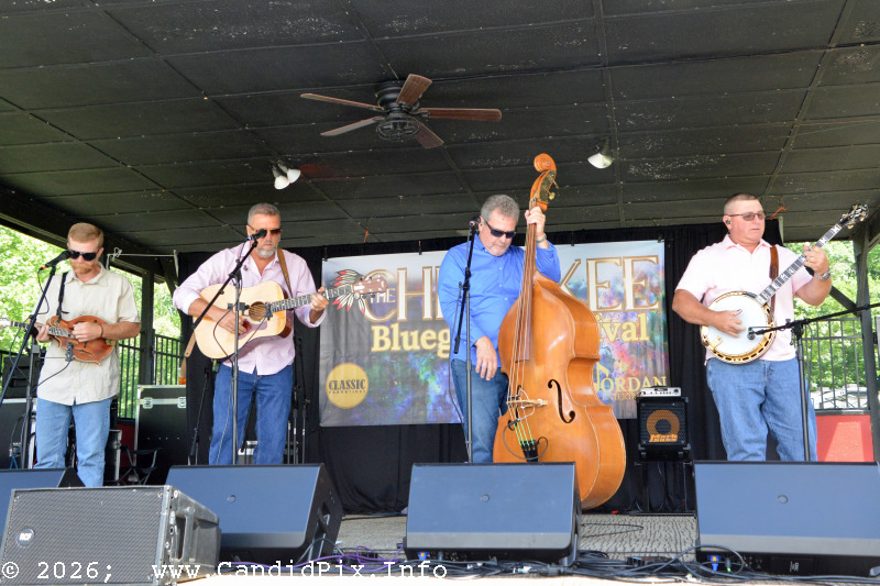 Deeper Shade of Blue at the 2026 Cherokee Bluegrass Festival - photo © Bill Warren