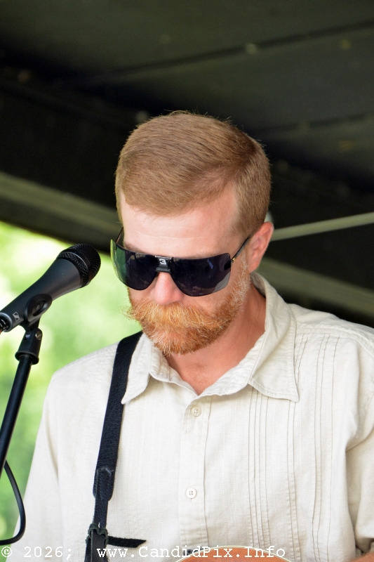 Milom Williams with Deeper Shade of Blue at the 2026 Cherokee Bluegrass Festival - photo © Bill Warren