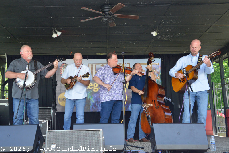 Fast Track at the 2026 Cherokee Bluegrass Festival - photo © Bill Warren