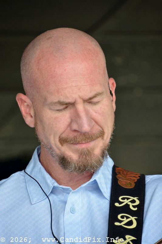 Duane Sparks with Fast Track at the 2026 Cherokee Bluegrass Festival - photo © Bill Warren
