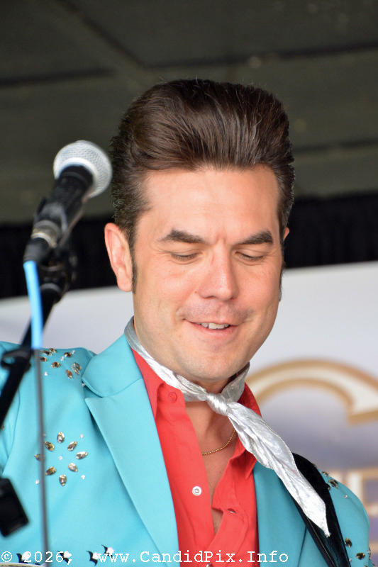 Chris Malpass with The Malpass Brothers at the 2026 Cherokee Bluegrass Festival - photo © Bill Warren