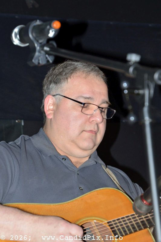 Ron McKeever with the Charlotte Bluegrass Band at the Windwalker in Charlotte, MI - photo © Bill Warren