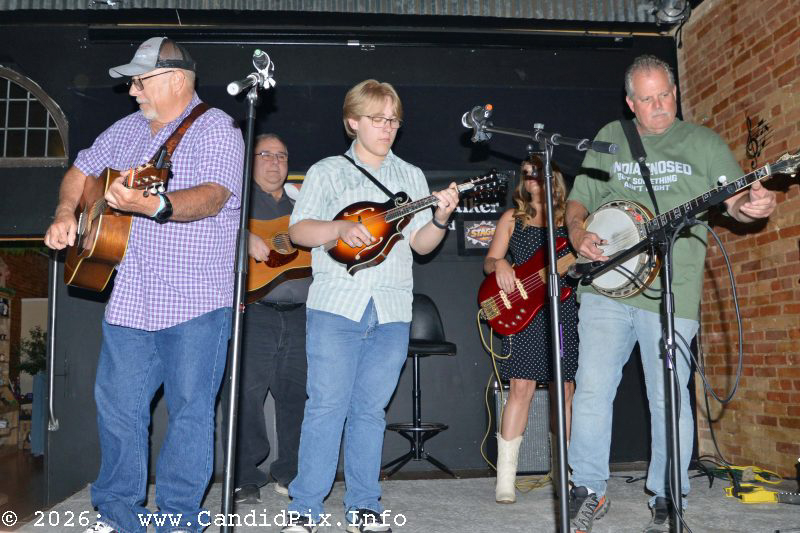 Charlotte Bluegrass Band at the Windwalker in Charlotte, MI - photo © Bill Warren