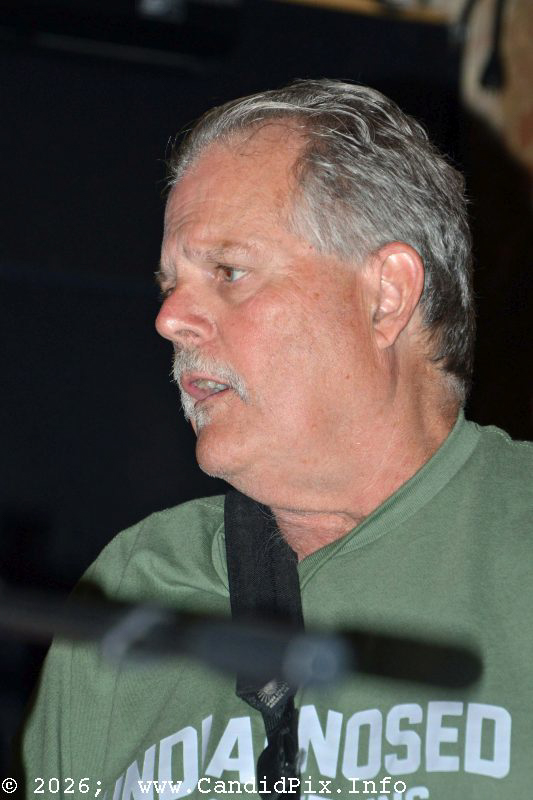 Wes Pettinger with the Charlotte Bluegrass Band at the Windwalker in Charlotte, MI - photo © Bill Warren