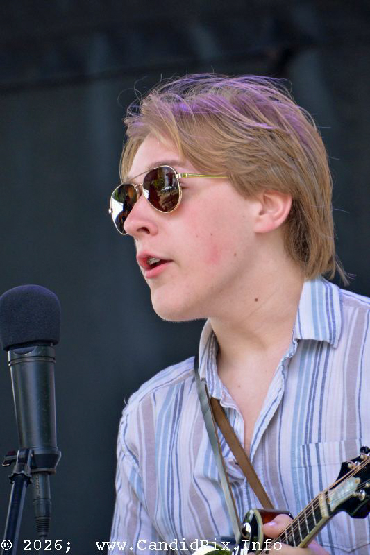 Gavin Conley with TBA at the 2026 Charlotte Bluegrass Festival - photo © Bill Warren