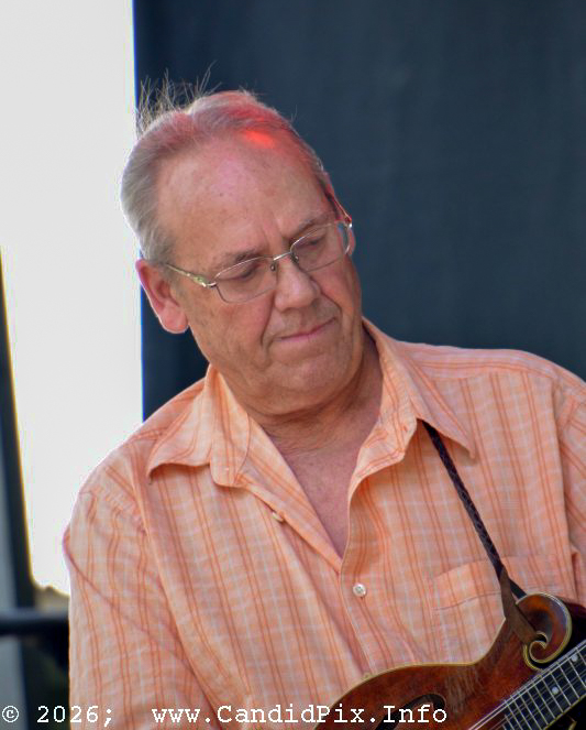 Lynn Fox with Harbourtown at the 2026 Charlotte Bluegrass Festival - photo © Bill Warren