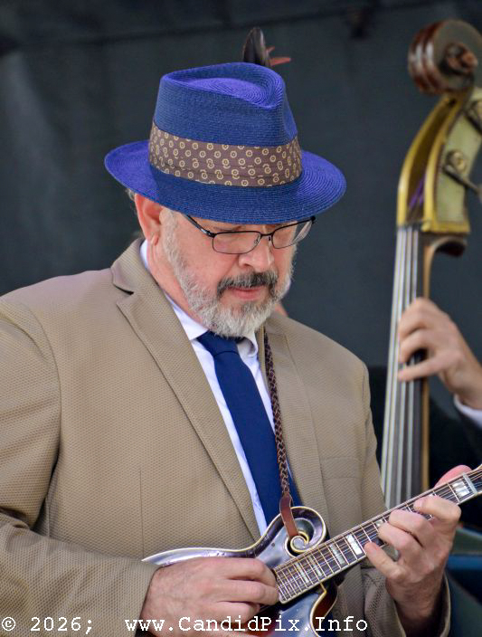Keith Wallen with the David Mayfield Parade at the 2026 Charlotte Bluegrass Festival - photo © Bill Warren