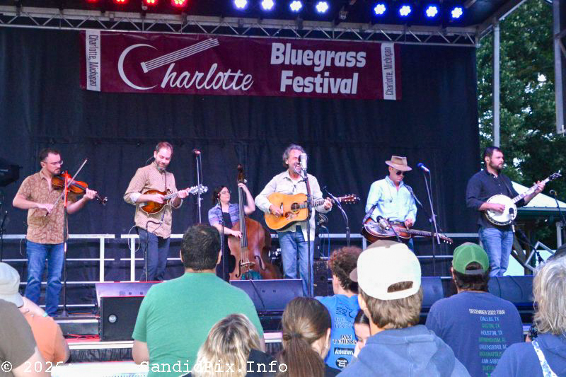 Dan Tyminski Band at the 2026 Charlotte Bluegrass Festival - photo © Bill Warren
