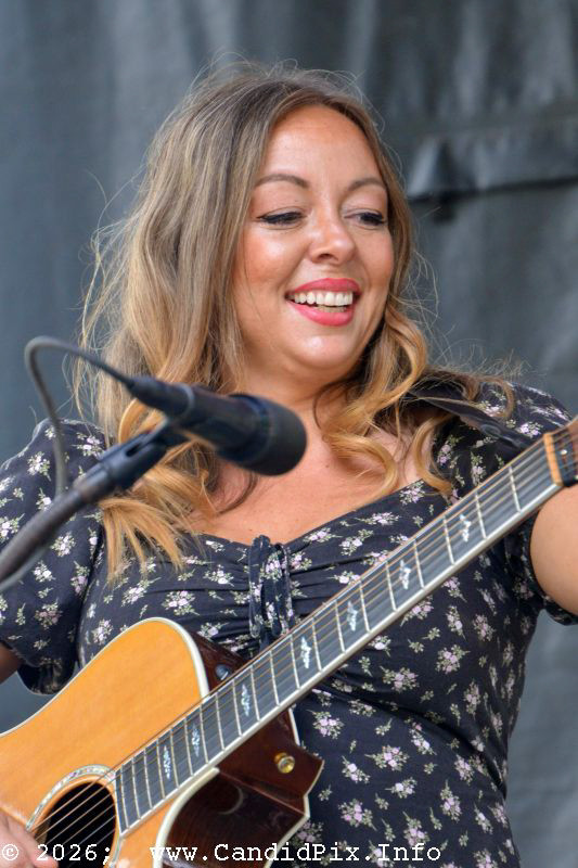 Crystal Hoffman with TBA at the 2026 Charlotte Bluegrass Festival - photo © Bill Warren