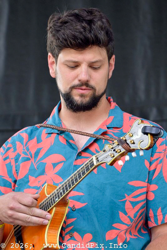 Adam Williams with TBA at the 2026 Charlotte Bluegrass Festival - photo © Bill Warren