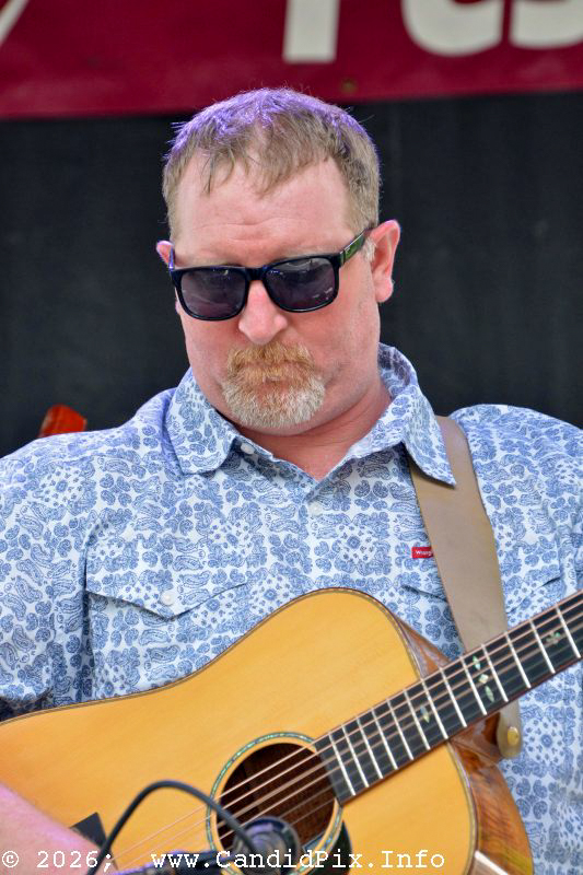 Tony Zapolnik with TBA at the 2026 Charlotte Bluegrass Festival - photo © Bill Warren
