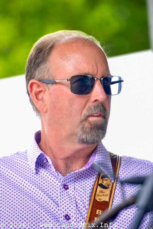 Brad Campbell with Gavin Conley and the Michigan Bluegrass Band at the 2026 Charlotte Bluegrass Festival - photo © Bill Warren