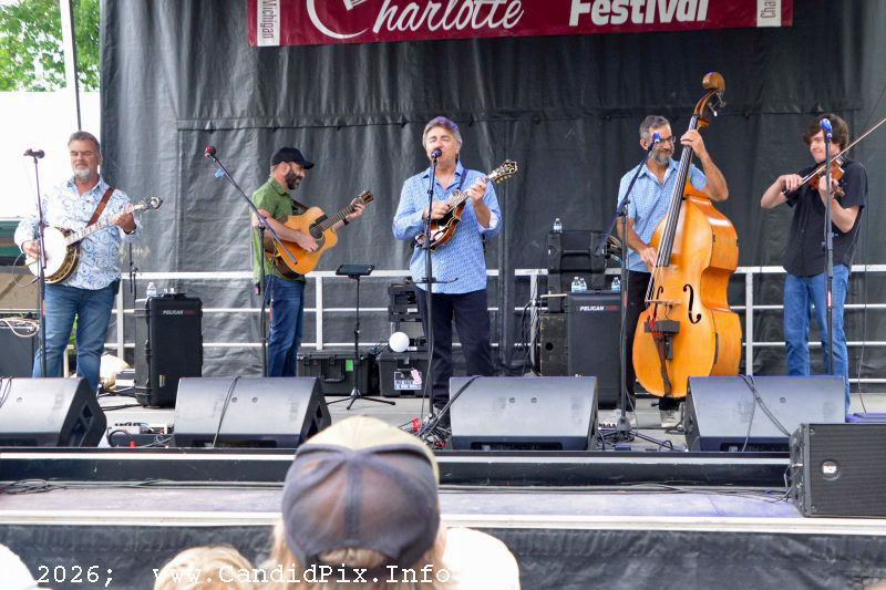 The Travelin' McCourys at the 2026 Charlotte Bluegrass Festival - photo © Bill Warren
