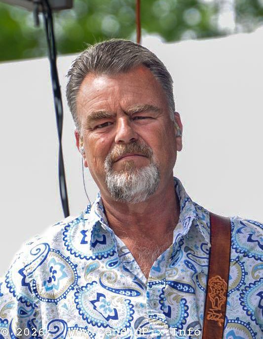Rob McCoury with The Travelin' McCourys at the 2026 Charlotte Bluegrass Festival - photo © Bill Warren