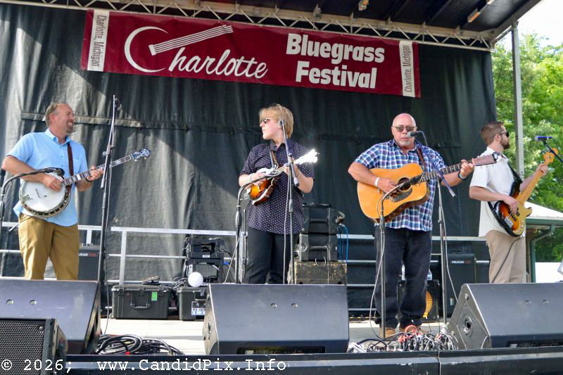 Gavin Conley and the Michigan Bluegrass Band at the 2026 Charlotte Bluegrass Festival - photo © Bill Warren