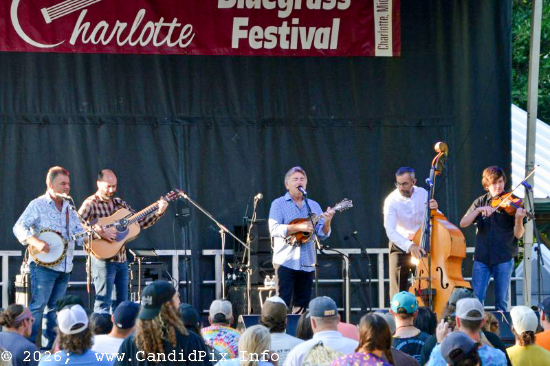 The Travelin' McCourys at the 2026 Charlotte Bluegrass Festival - photo © Bill Warren