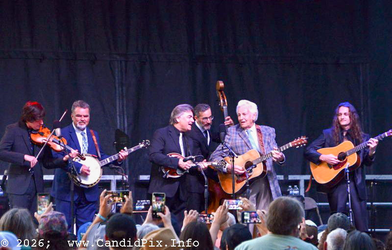 The Del McCoury Band at the 2026 Charlotte Bluegrass Festival - photo © Bill Warren