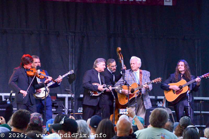 The Del McCoury Band at the 2026 Charlotte Bluegrass Festival - photo © Bill Warren