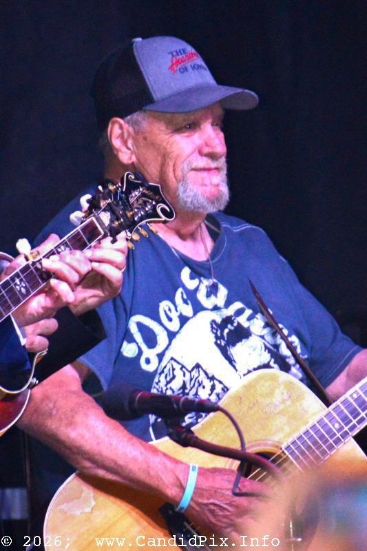 Terry Barber with The Del McCoury Band at the 2026 Charlotte Bluegrass Festival - photo © Bill Warren