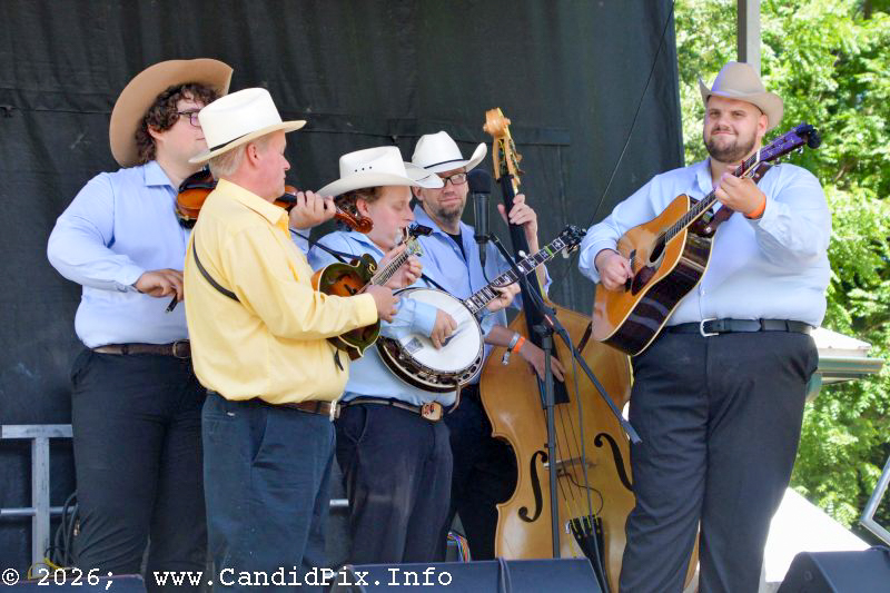 The Kevin Prater Band at the 2026 Charlotte Bluegrass Festival - photo © Bill Warren