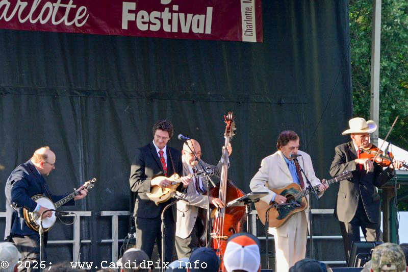 Larry Sparks & The Lonesome Ramblers at the 2026 Charlotte Bluegrass Festival - photo © Bill Warren